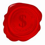 Wax seal with money back guarantee