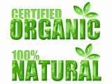 Certified Organic and Natural Symbols