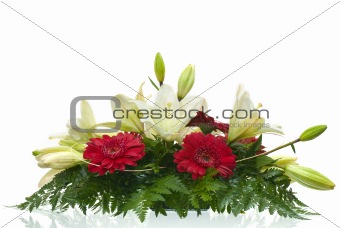 Table bouquet of flowers