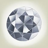Vector diamond. EPS 8