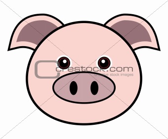 Cute Pig Vector