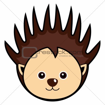 Cute Porcupine Vector