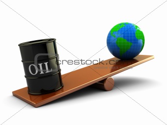 earth and oil