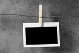 Designer concept - blank photo frame for your photo