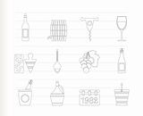 Wine and drink Icons