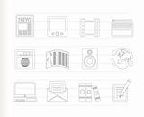 Media and information icons
