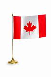 Canada flag isolated on white background