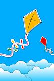 kites in sky