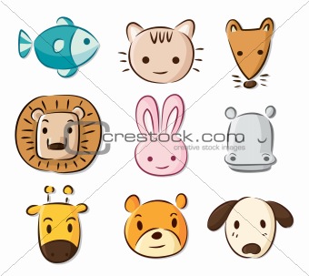 Image 3350616: cute cartoon animals from Crestock Stock Photos