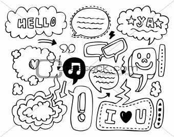 doodle speech element