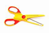 Modern yellow scissors