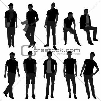 Man Men Male Fashion Shopping Model