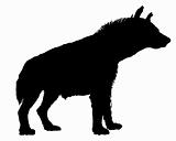 Hyena silhouette