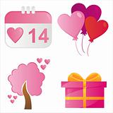 st. valentine's day icons