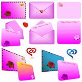 Pink envelopes