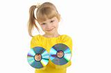 Girl With Cd