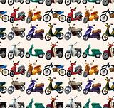 seamless motorcycles pattern
