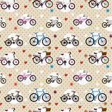 seamless bicycle pattern