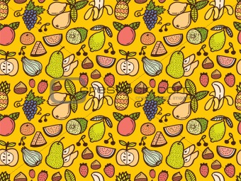 seamless fruit pattern