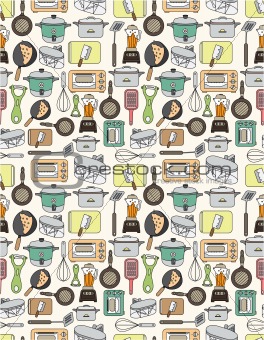 seamless Kitchen pattern