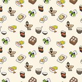 sushi seamless pattern