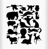 animals silhouettes