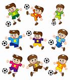 cartoon soccer icon