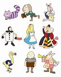 cartoon Alice in Wonderland