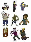 cartoon zombies