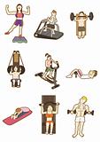 cartoon Fitness icon