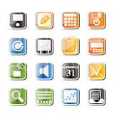 Simple Business, Office and Finance Icons