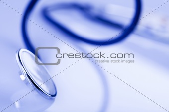 Medicines collection and Stethoscope