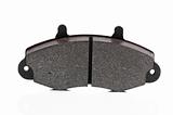 Brake pads on a white background