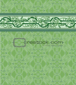 Pattern for a fabric, papers, tiles with a decorative ornament