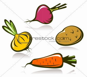 vegetables set