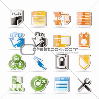 Simple Server Side Computer icons
