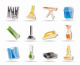 Simple Home objects and tools icons
