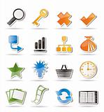 Simple Internet and Web Site Icons