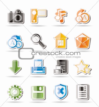 Simple Internet and Website Icons