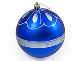 Big blue christmas ball