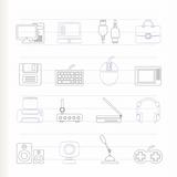 Computer equipment and periphery icons