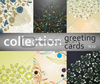 collection greeting cards