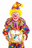 Birthday Clown With Cake