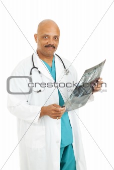 Doctor Reading Xray Results