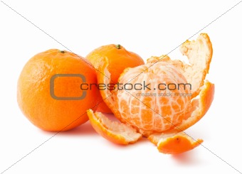 Fresh ripe mandarins