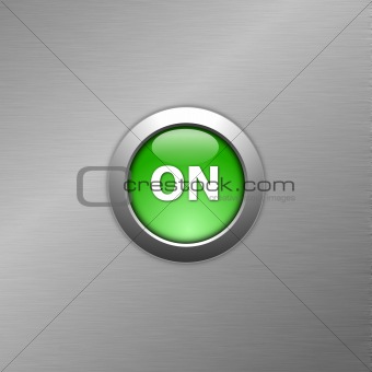 green on button