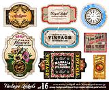 Vintage Labels Collection - Set 16