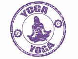 Yoga stamp