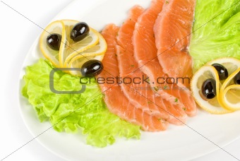 Salmon closeup