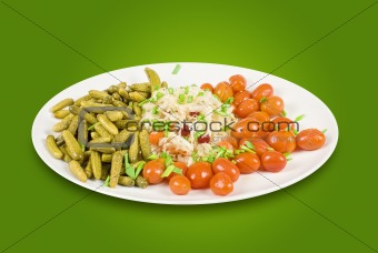 Marinated vegetables